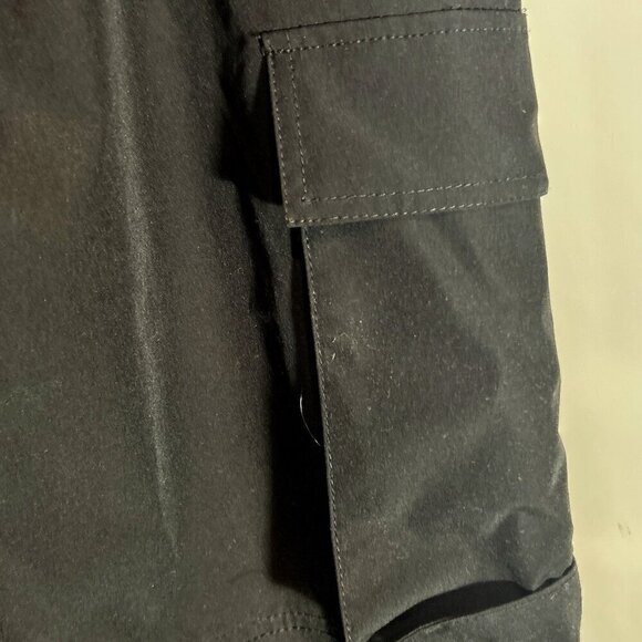 Love Tree juniors SZ M B lack Parachute Skirt  Nylon Utility Streetwear Gorpcore - Picture 10 of 11